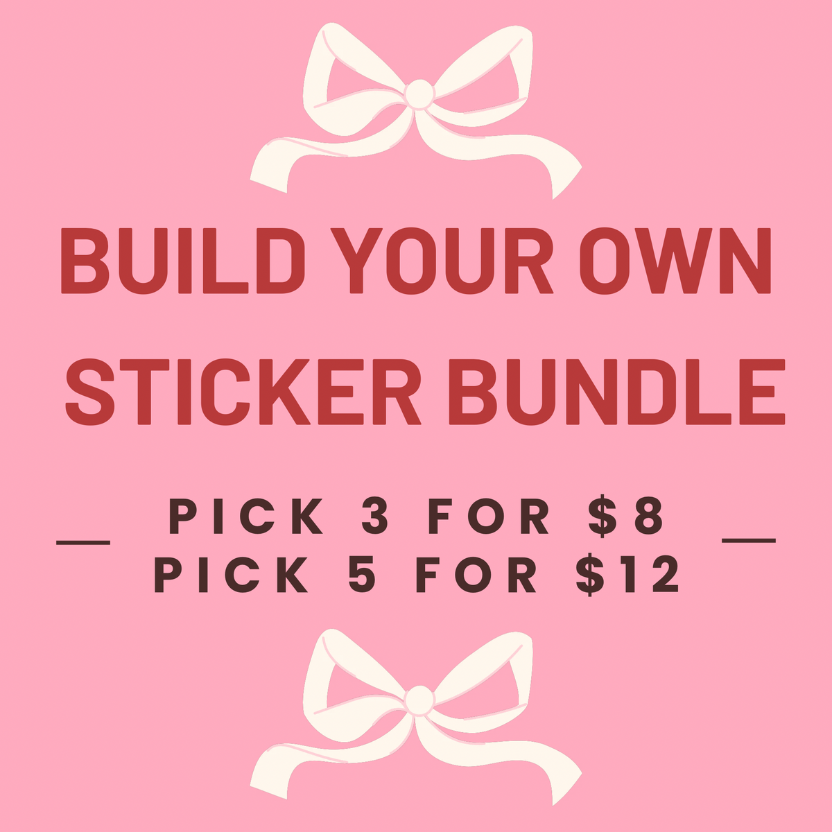 Build Your Own Sticker Bundle