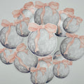 Pink Bow Mirrorball Sticker
