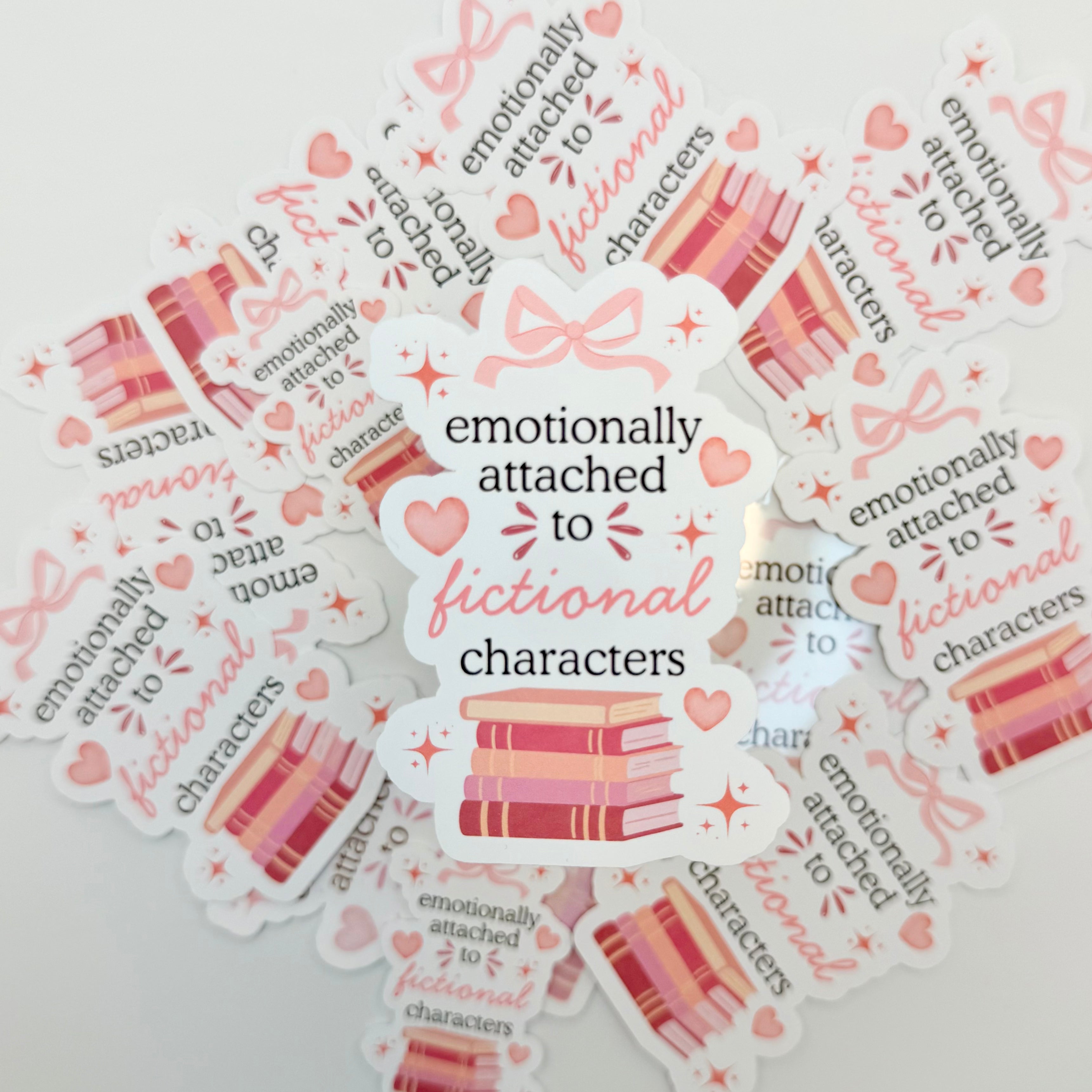 Emotionally Attached to Fictional Characters Sticker