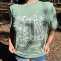 Booktrovert Floral Graphic Tee
