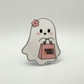 Bookstore Shopping Ghost Sticker