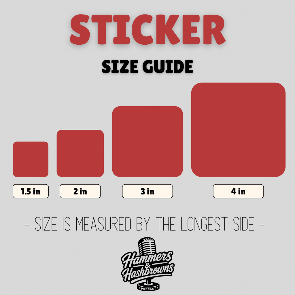 Hammers & Hashbrowns Sticker