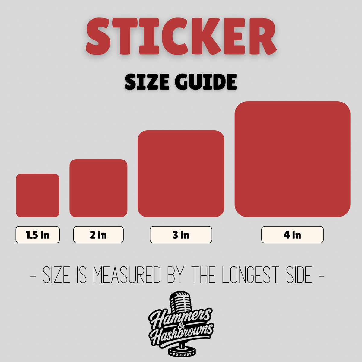 Hammers & Hashbrowns Sticker