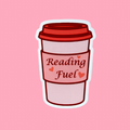 Reading Fuel Coffee Cup Sticker