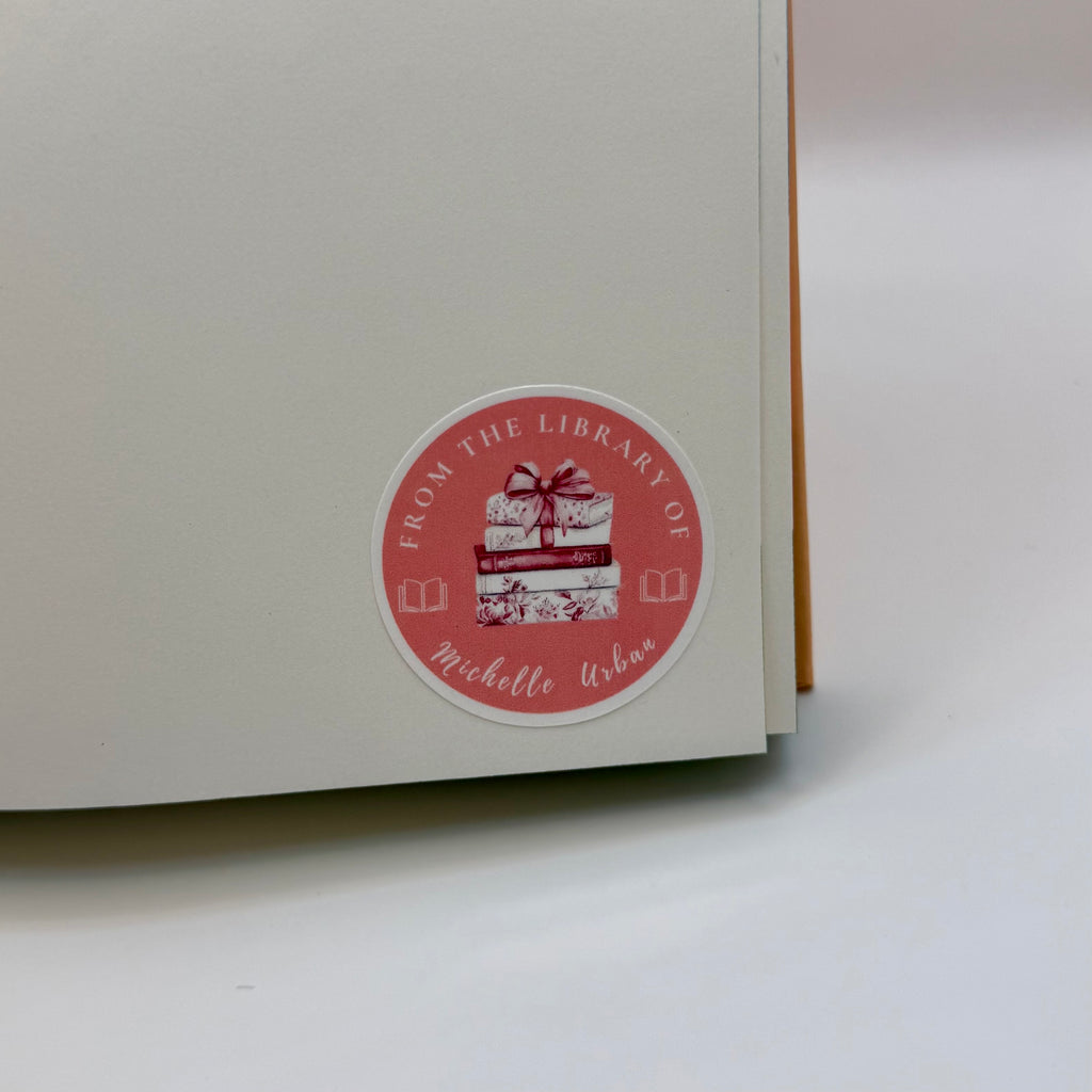 Personalized "From The Library Of" Sticker
