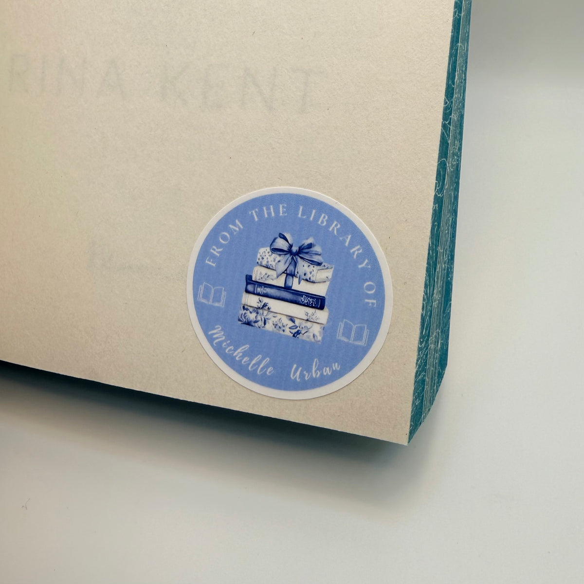 Personalized "From The Library Of" Sticker