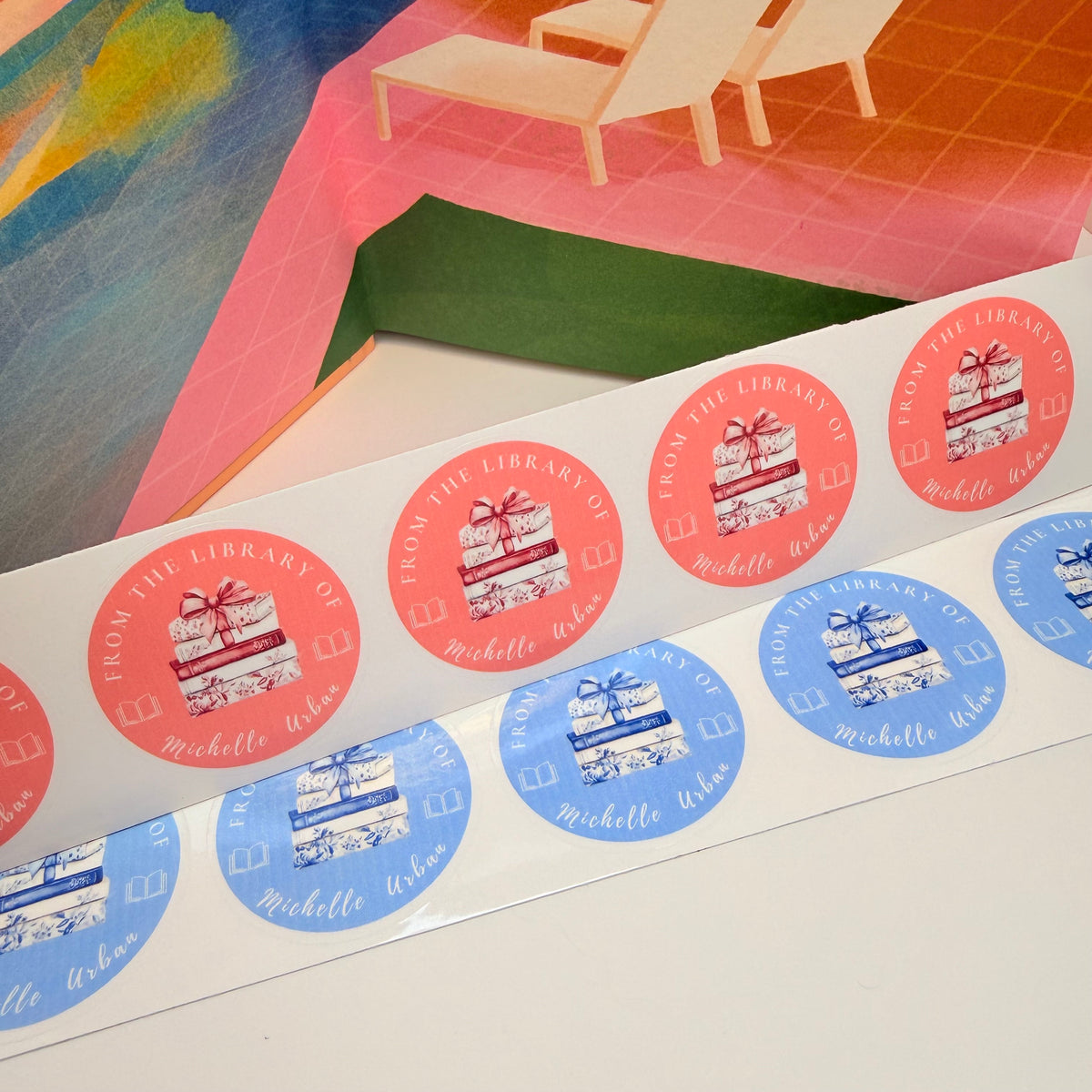Personalized "From The Library Of" Sticker